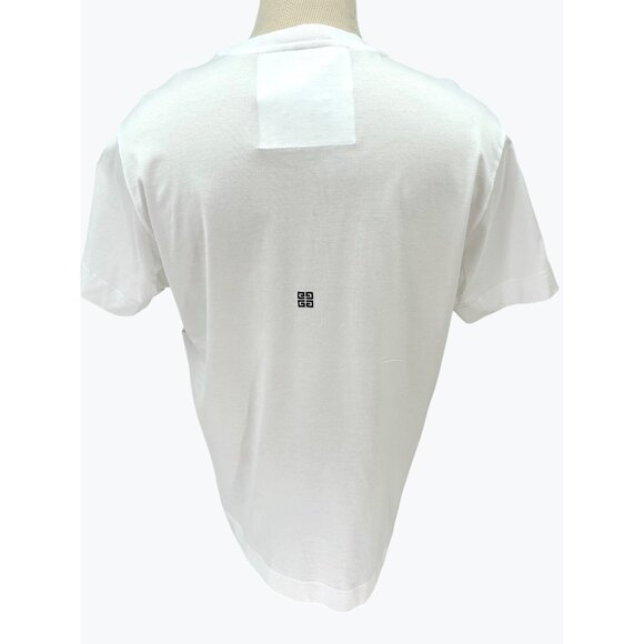 Givenchy Mens White Cotton Short Sleeve T-Shirt Mesh Underarm Detail Size Large - Picture 7 of 16